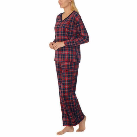 NWOT Nautica Silky Fleece Pajama PJ Set - Picture 4 of 6